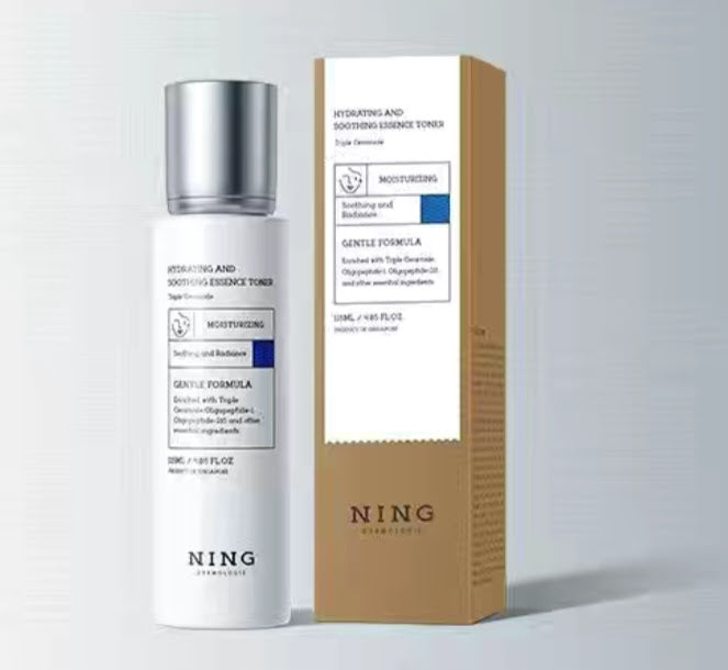 "Close-up of Ning Hydration and Soothing Toner bottle – 150ml"