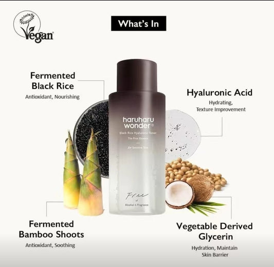 .Haruharu Wonder Black Rice Cleansing Oil – Hydrating & Makeup Removing Face Cleanser (150ml)