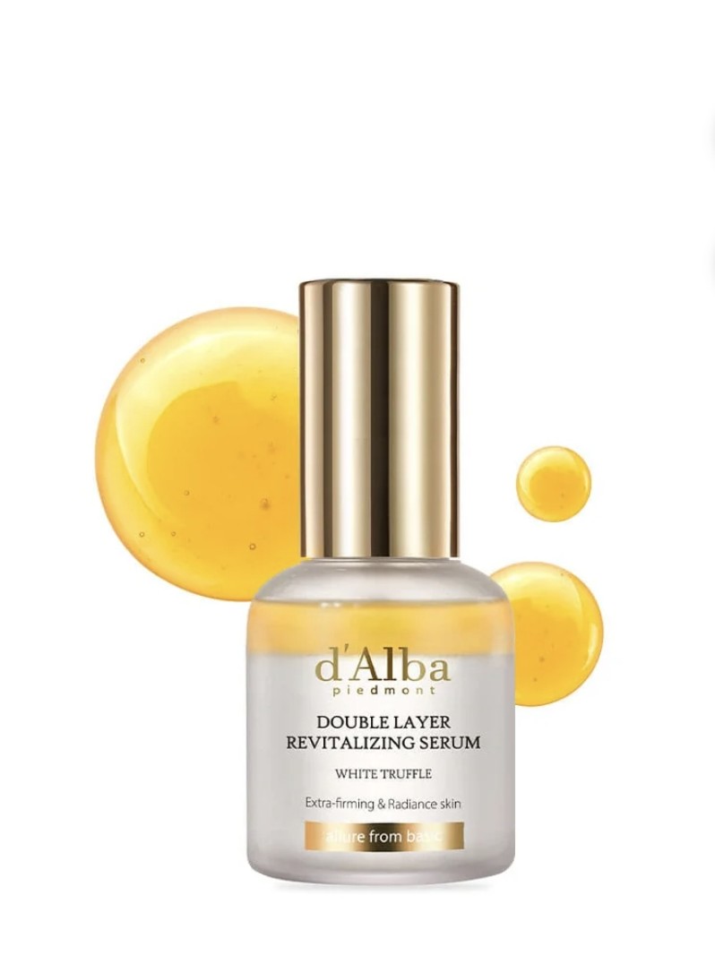 “d’Alba facial serum with dual-layer formula – lightweight hydrating face serum for all skin types”