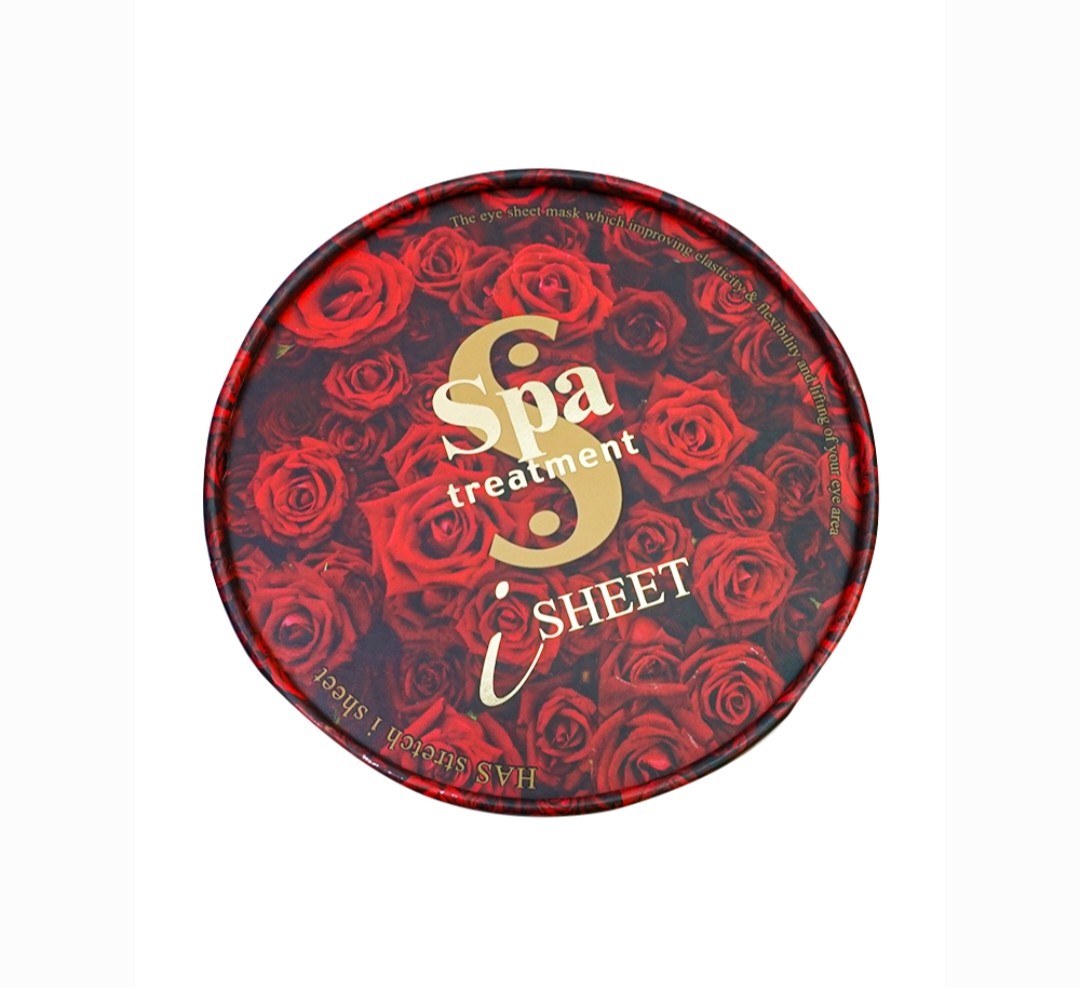 Spa Treatment HAS Exo Stretch iSheet Eye Mask – Lifting & Firming Anti-Aging Eye Patches in red jar, 60pcs