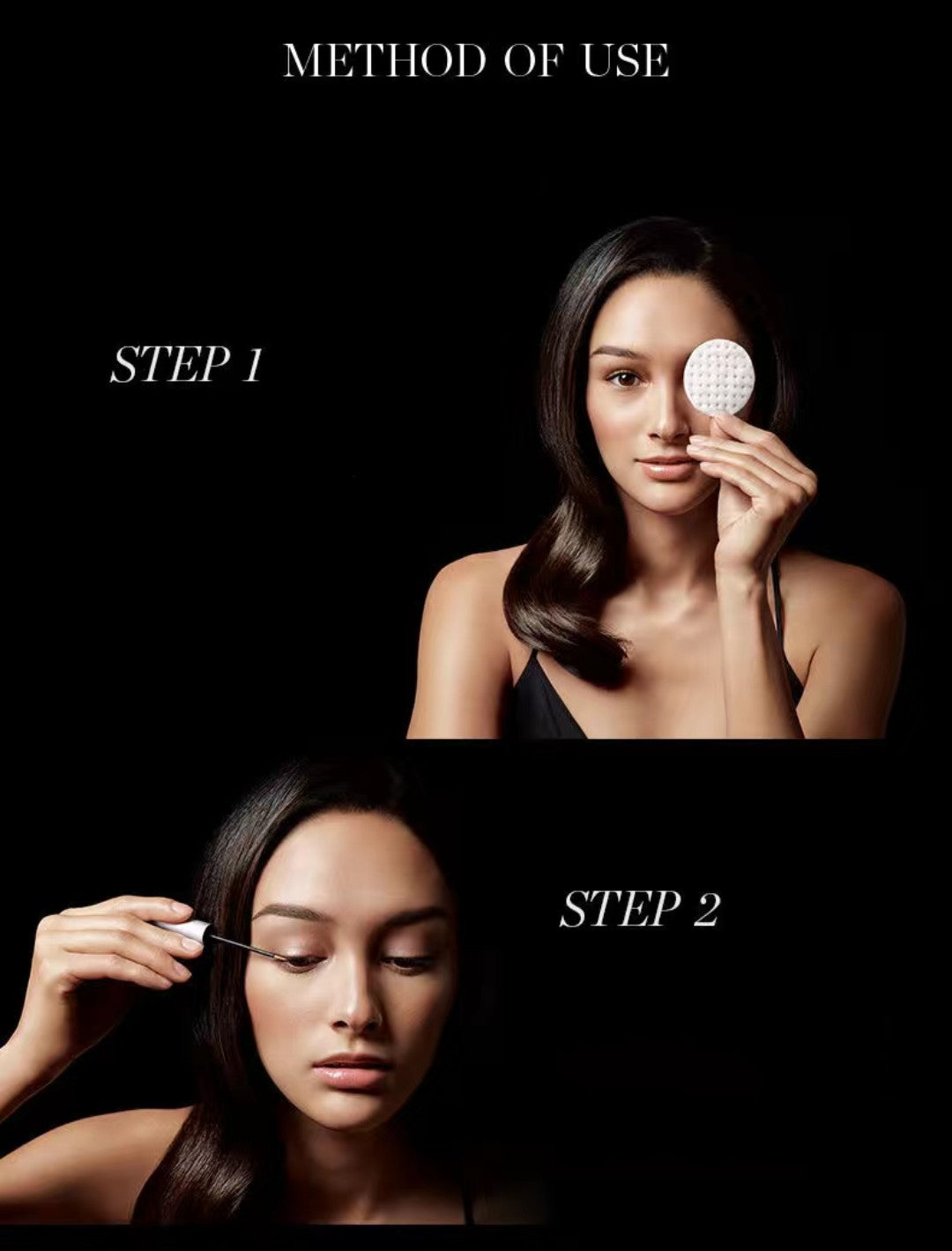 Model using RevitaLash Eyelash Conditioner – Safe for Sensitive Eyes and Daily Use