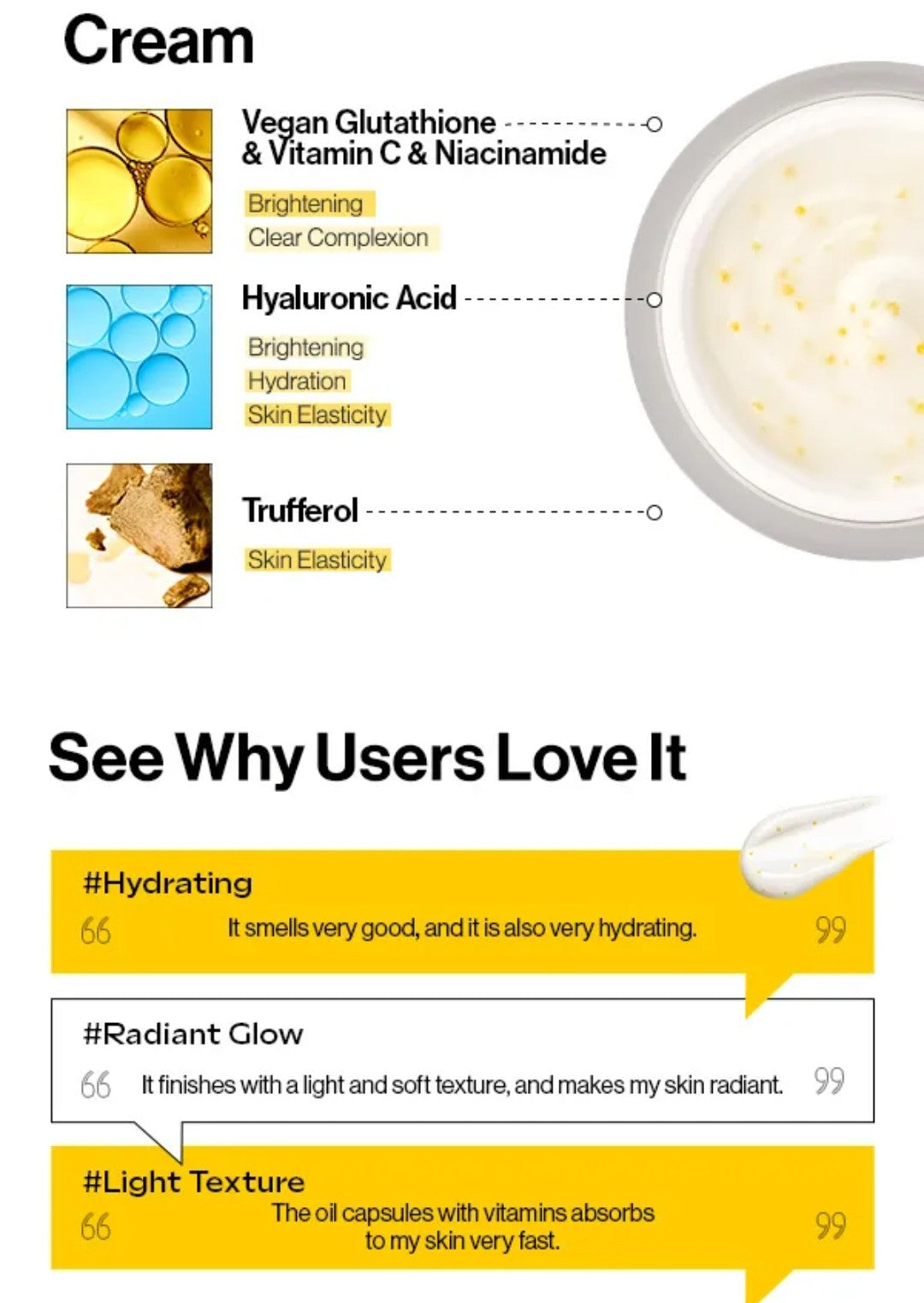 ld'Alba White Truffle Oil Capsule Cream – Brightening & Firming Moisturizer with Vitamin C, E & Ceramides | 50ml