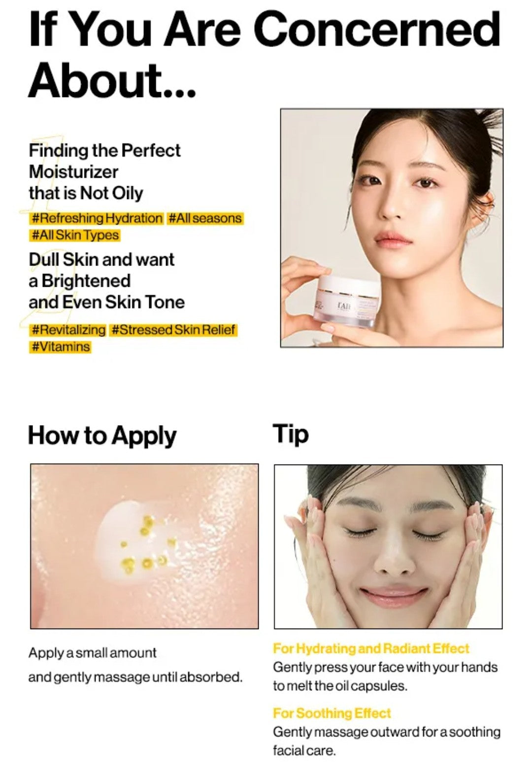 ld'Alba White Truffle Oil Capsule Cream – Brightening & Firming Moisturizer with Vitamin C, E & Ceramides | 50ml