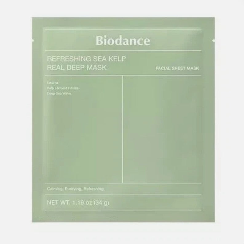 Biodance Sea Kelp Deep Mask green packaging front view