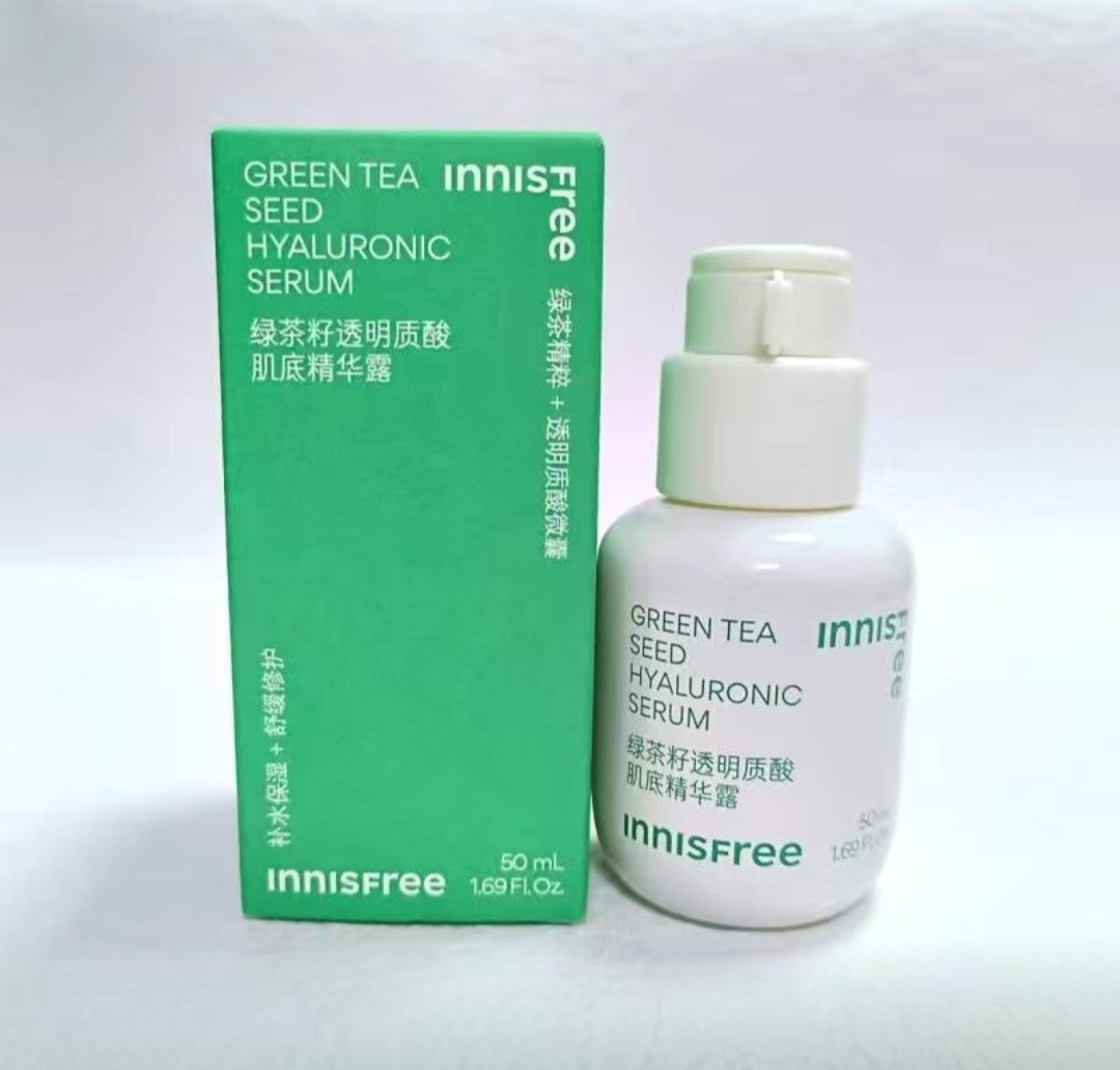 Hydrating and Soothing Innisfree Green Tea Seed Hyaluronic Acid Serum