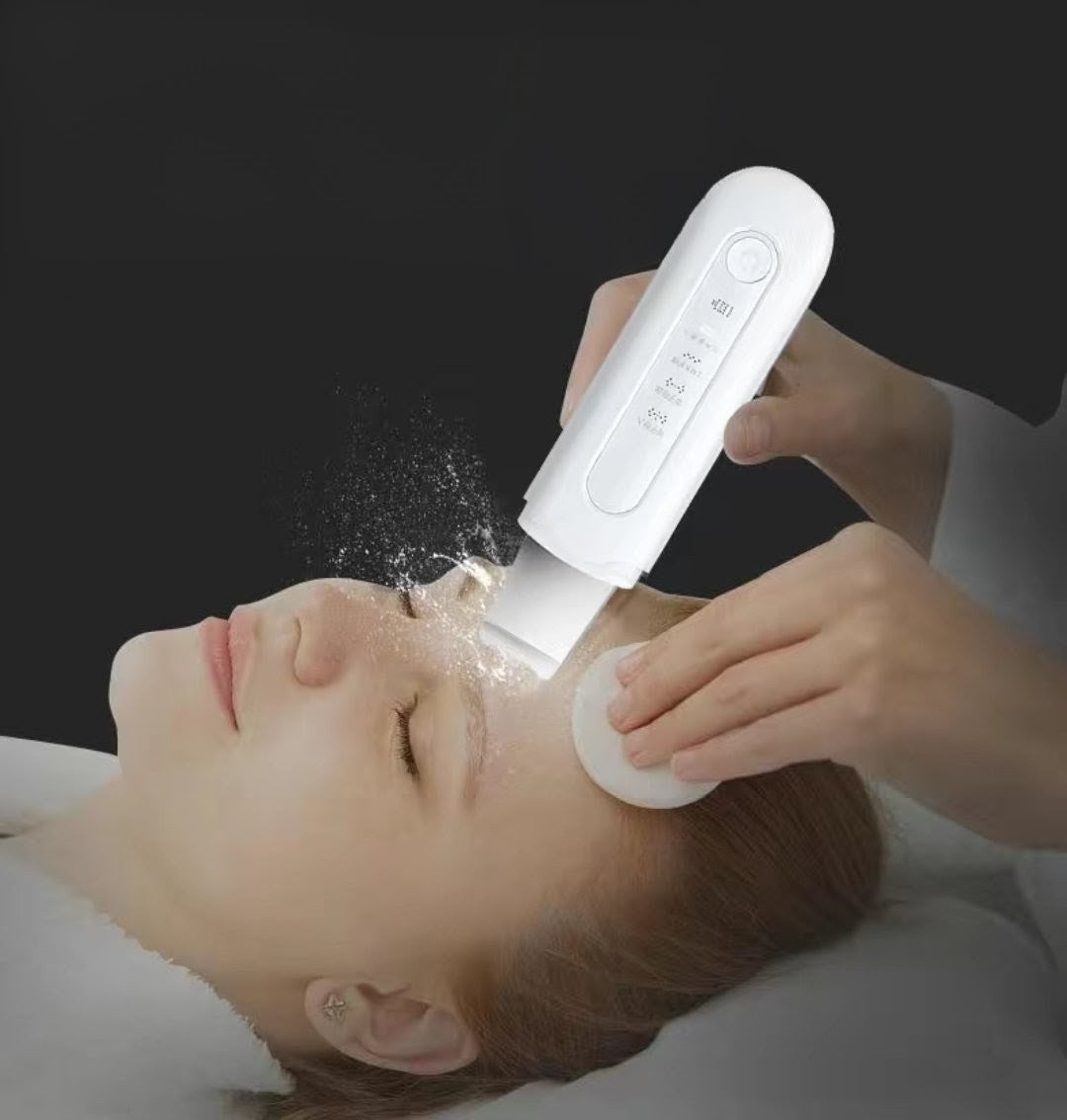Ultrasonic Skin Scrubber – Deep Face Cleansing & Blackhead Remover
