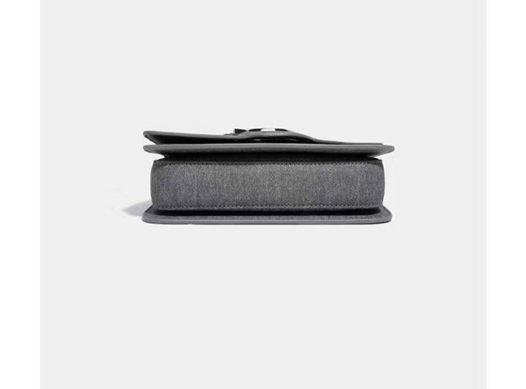 Gray fabric product on a white background