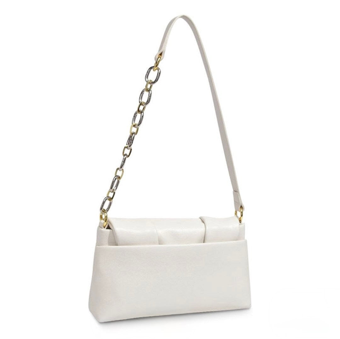 Elegant Women’s Chain Crossbody Bag – Small PU Leather Shoulder Purse with Adjustable Strap
