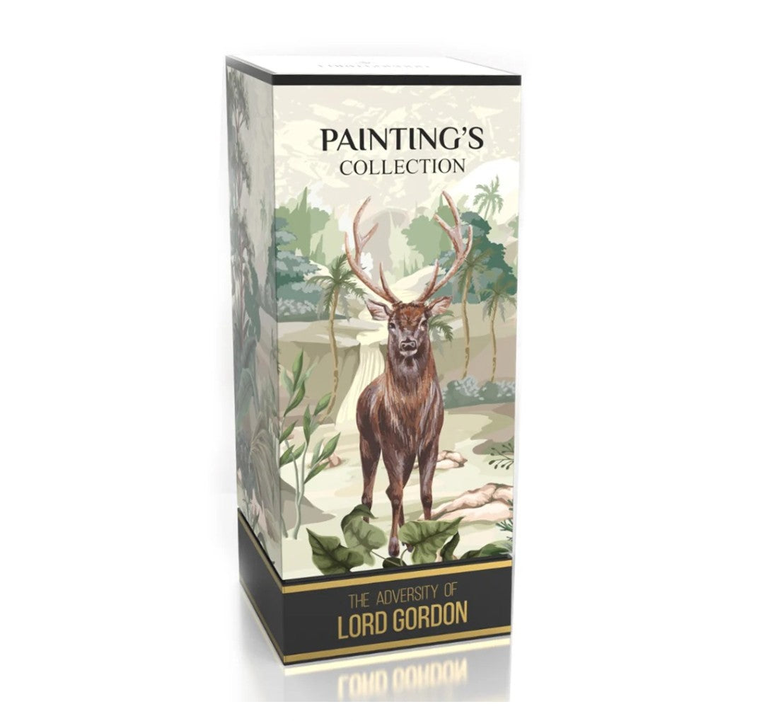 Milestone Painting Collection The Adversity of Lord Gordon Eau de Parfum 100ml box with stag design