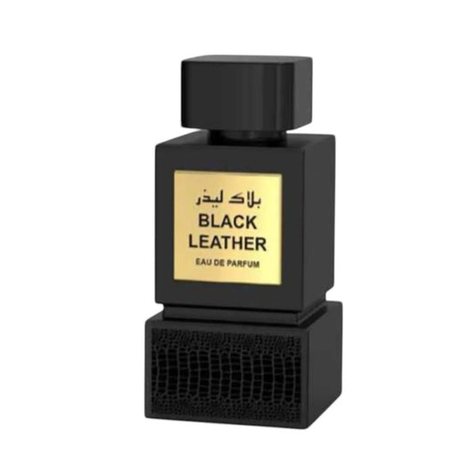 Milestone Black Leather Eau de Parfum 100ml unisex perfume bottle with gold label