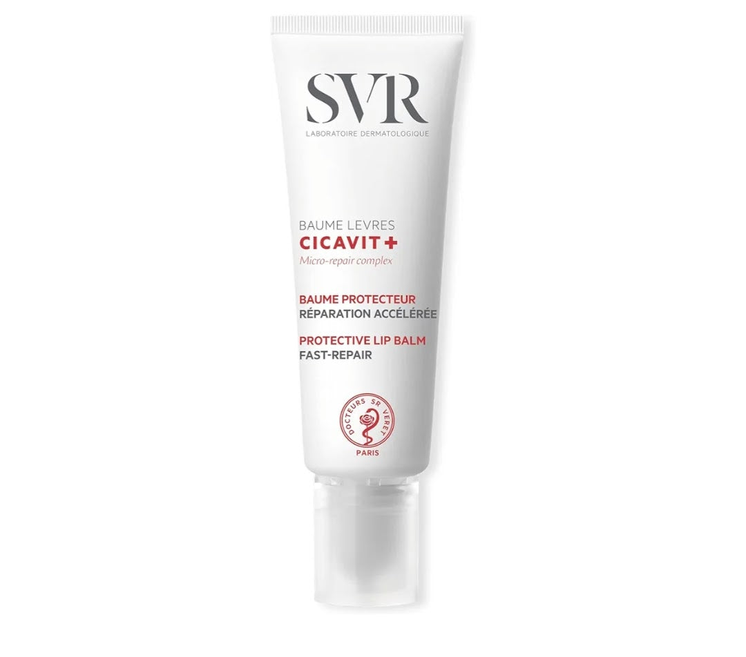 “SVR Cicavit+ Protective Lip Balm – fast-repair micro-repair complex lip treatment for dry and damaged lips”