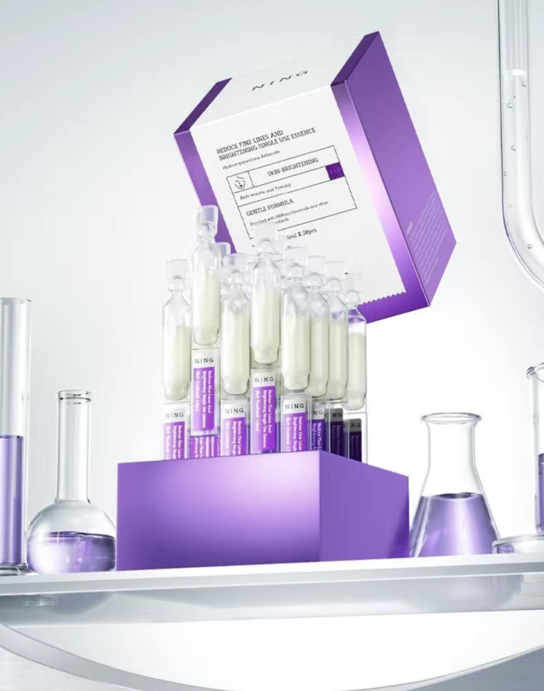 Ning Essence Ampoule – Fine Lines & Brightening Face Serum