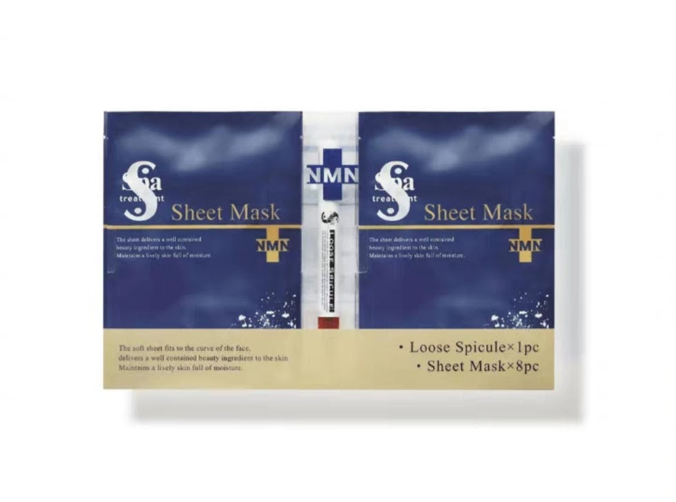 Spa Treatment eX NMN Sheet Mask & Loose Spickle Serum – 4-Week Firming & Renewal Kit