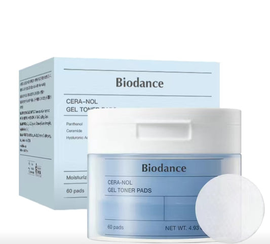 “Biodance Cera-Nol Gel Toner Pads for Sensitive Skin – 60 pads”
