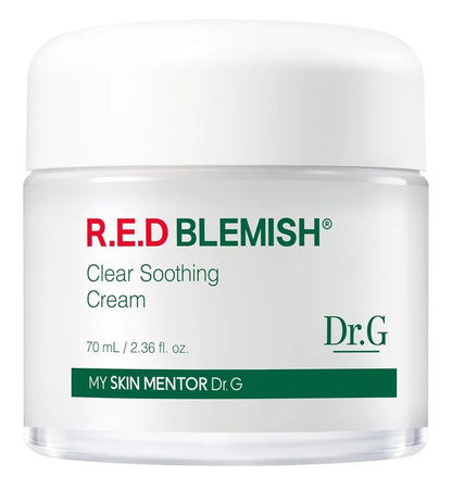 Dr.G R.E.D Blemish Clear Soothing Cream 70ml – Hydrating Face Moisturizer for Sensitive Skin