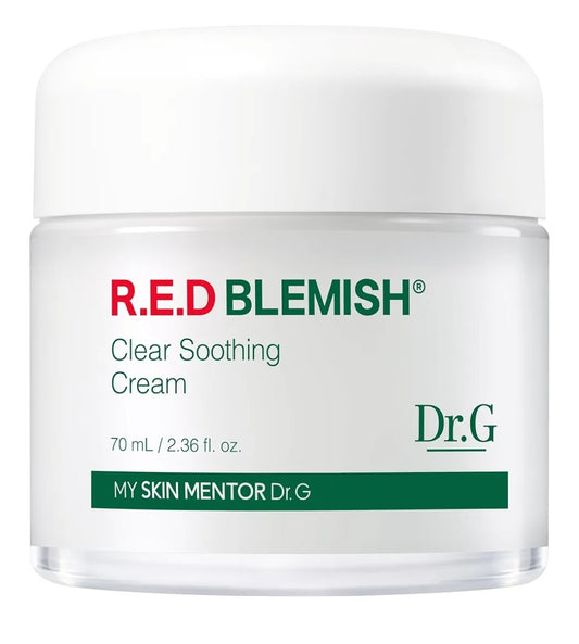 Dr.G R.E.D Blemish Clear Soothing Cream 70ml – Hydrating Face Moisturizer for Sensitive Skin