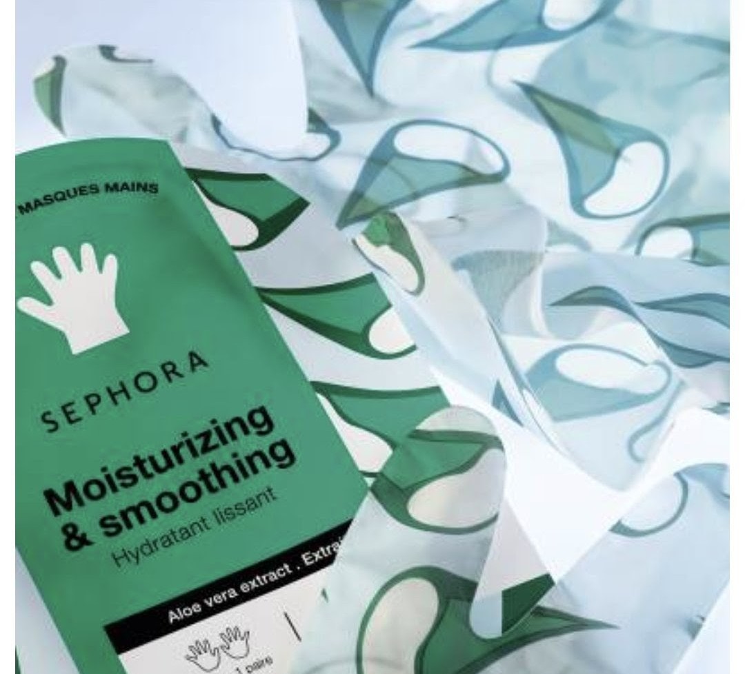 Sephora Hand Mask – Nourishing & Comforting (Mango Butter) & Moisturizing & Smoothing (Aloe Vera)