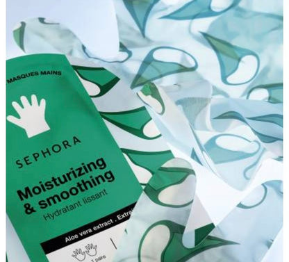 Sephora Hand Mask – Nourishing & Comforting (Mango Butter) & Moisturizing & Smoothing (Aloe Vera)