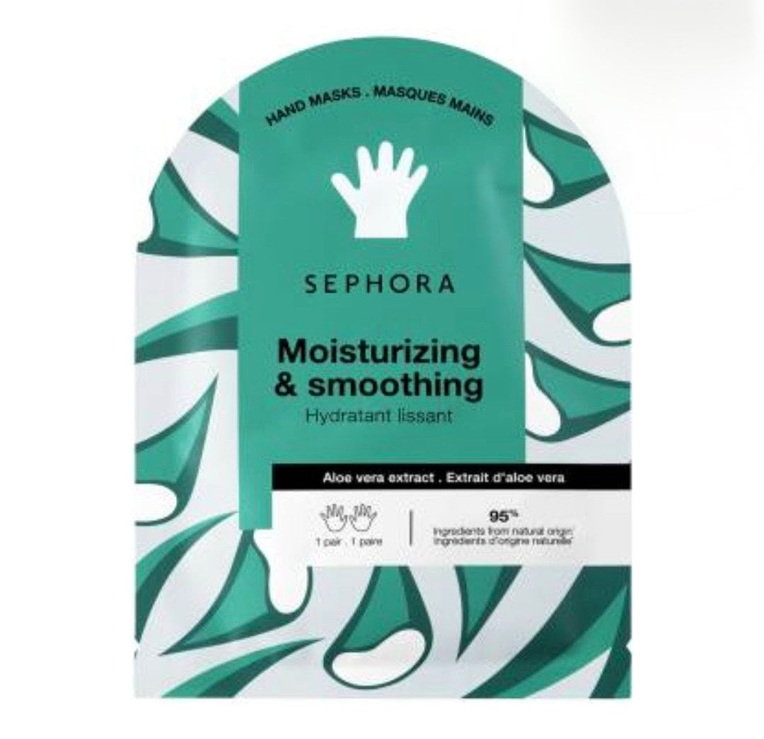 Sephora Hand Mask – Nourishing & Comforting (Mango Butter) & Moisturizing & Smoothing (Aloe Vera)