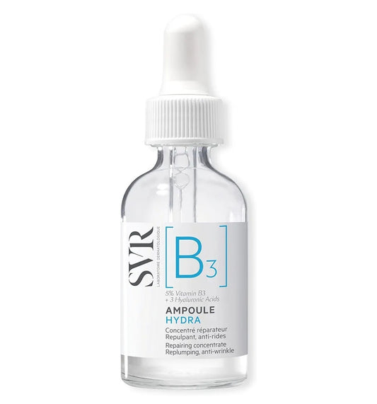 SVR [B3] Ampoule Hydra Serum 30ml – Niacinamide & Hyaluronic Acid Hydrating Concentrate