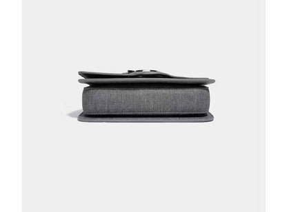 Gray fabric product on a white background