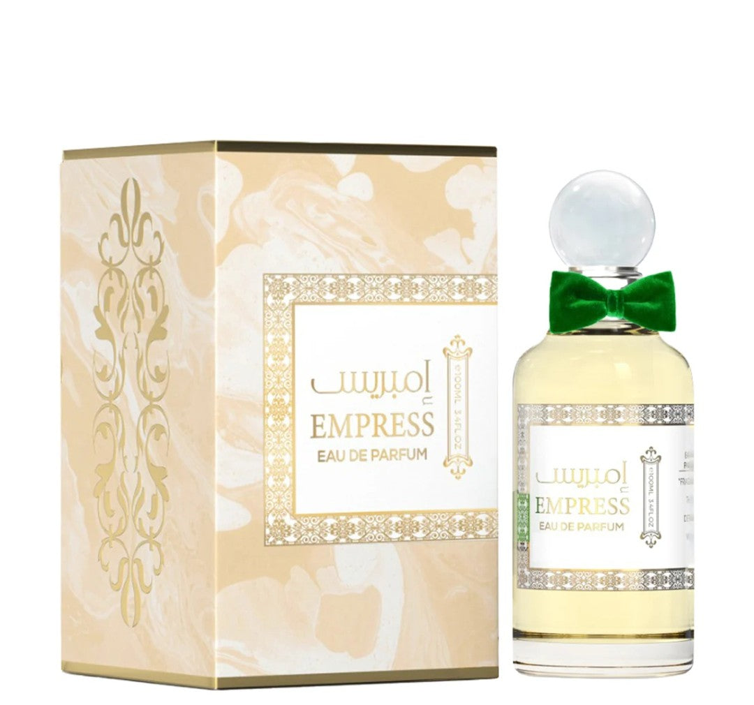 L'Oreal Empress Eau de Parfum bottle and packaging on a white background