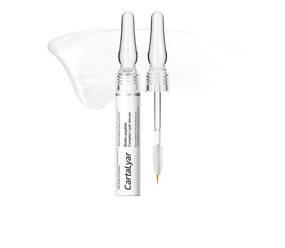 Cartalyar serum bottle with applicator on a white background