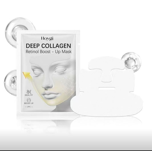 Hoygi Deep Collagen Retinol Boost-Up Mask packaging on a white background